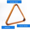 image:imageGSE Games amp Sports Expert Solid Wood Billiard 8Ball Triangle  9Ball Diamond Pool Ball Racks for 214 Pool Balls Pool Table Accessories2Tone Oak