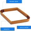 image:imageGSE Games amp Sports Expert Solid Wood Billiard 8Ball Triangle  9Ball Diamond Pool Ball Racks for 214 Pool Balls Pool Table Accessories2Tone Oak