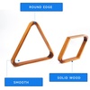 image:imageGSE Games amp Sports Expert Solid Wood Billiard 8Ball Triangle  9Ball Diamond Pool Ball Racks for 214 Pool Balls Pool Table Accessories2Tone Oak