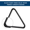 image:imageGSE Games amp Sports Expert Solid Wood Billiard 8Ball Triangle  9Ball Diamond Pool Ball Racks for 214 Pool Balls Pool Table AccessoriesBlack