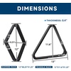 image:imageGSE Games amp Sports Expert Solid Wood Billiard 8Ball Triangle  9Ball Diamond Pool Ball Racks for 214 Pool Balls Pool Table AccessoriesBlack