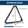 image:imageGSE Games amp Sports Expert Solid Wood Billiard 8Ball Triangle  9Ball Diamond Pool Ball Racks for 214 Pool Balls Pool Table AccessoriesBlack