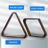 image:imageGSE Games amp Sports Expert Solid Wood Billiard 8Ball Triangle  9Ball Diamond Pool Ball Racks for 214 Pool Balls Pool Table AccessoriesEspresso