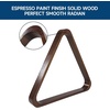 image:imageGSE Games amp Sports Expert Solid Wood Billiard 8Ball Triangle  9Ball Diamond Pool Ball Racks for 214 Pool Balls Pool Table AccessoriesEspresso
