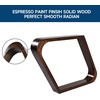 image:imageGSE Games amp Sports Expert Solid Wood Billiard 8Ball Triangle  9Ball Diamond Pool Ball Racks for 214 Pool Balls Pool Table AccessoriesEspresso