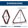 image:imageGSE Games amp Sports Expert Solid Wood Billiard 8Ball Triangle  9Ball Diamond Pool Ball Racks for 214 Pool Balls Pool Table AccessoriesMahogany