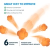 image:imageGSE Games amp Sports Expert Sports Reaction Balls Reactivity Ball for Field Training Agility Trainer for Baseball Rubber Bounce Balls for HandEye Coordination amp Speed Reflex TrainingWhite