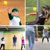 image:imageGSE Games amp Sports Expert Sports Reaction Balls Reactivity Ball for Field Training Agility Trainer for Baseball Rubber Bounce Balls for HandEye Coordination amp Speed Reflex TrainingYellow
