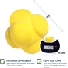 image:imageGSE Games amp Sports Expert Sports Reaction Balls Reactivity Ball for Field Training Agility Trainer for Baseball Rubber Bounce Balls for HandEye Coordination amp Speed Reflex TrainingYellow
