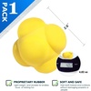 image:imageGSE Games amp Sports Expert Sports Reaction Balls Reactivity Ball for Field Training Agility Trainer for Baseball Rubber Bounce Balls for HandEye Coordination amp Speed Reflex TrainingYellow