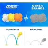 image:imageGSE Games amp Sports Expert Sports Reaction Balls Reactivity Ball for Field Training Agility Trainer for Baseball Rubber Bounce Balls for HandEye Coordination amp Speed Reflex TrainingOrange White Yellow