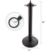image:imageGSE Games amp Sports Expert StandStyle Metal Billiard Pool Cue Rack Holds 6 Pool Cue Sticks Several Colors AvailableMatte Black
