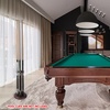 image:imageGSE Games amp Sports Expert StandStyle Metal Billiard Pool Cue Rack Holds 6 Pool Cue Sticks Several Colors AvailableOil Rubbed Bronze