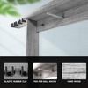image:imageGSE Games amp Sports Expert Wall Mount Rack with Score Counter Only Hanging Wall Mounting Rack Holds 68 Cue Sticks 2 Ball Racks and Full Set of BallsGrey