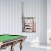 image:imageGSE Games amp Sports Expert Wall Mount Rack with Score Counter Only Hanging Wall Mounting Rack Holds 68 Cue Sticks 2 Ball Racks and Full Set of BallsGrey