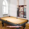 image:imageGSE Games amp Sports Expert Wall Mount Rack with Score Counter Only Hanging Wall Mounting Rack Holds 68 Cue Sticks 2 Ball Racks and Full Set of BallsMahogany