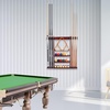 image:imageGSE Games amp Sports Expert Wall Mount Rack with Score Counter Only Hanging Wall Mounting Rack Holds 68 Cue Sticks 2 Ball Racks and Full Set of BallsMahogany
