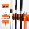 image:imageGSE Games amp Sports Expert Wall Mount Rack with Score Counter Only Hanging Wall Mounting Rack Holds 68 Cue Sticks 2 Ball Racks and Full Set of BallsOak