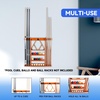 image:imageGSE Games amp Sports Expert Wall Mount Rack with Score Counter Only Hanging Wall Mounting Rack Holds 68 Cue Sticks 2 Ball Racks and Full Set of BallsOak