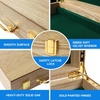 image:imageGSE Games amp Sports Expert Wooden Poker Chip Case with 5 Chip Trays Holds 500 Chips Casino Grade Chip Holder for Poker chips Oak500 Pieces  Oak