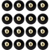 image:imageGSE Games amp Sports Expert 214 Regulation Size Billiard 8 Pool Ball Replacement Eight Ball OR Standard Billiard Pool Cue Ball Replacement Ball Billiard Pool Table AccessoriesBox of 16 Eight Ball