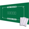 image:imageGSE Games amp Sports Expert 36 x 72 Casino Layout Felt Professional Casino Tabletop Mat for Parties Casino Poker Game NightTexas Holdem Poker