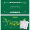 image:imageGSE Games amp Sports Expert 36 x 72 DoubleSided Casino Layout Felt Las Vegas Style Tabletop Mat for Parties Home Entertainment Poker Game NightBlackjackTexas Holdem Poker