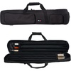 image:imageGSE Games amp Sports Expert 3x4 Soft Pool Cue Case Billiard Pool Cue Stick Carrying Bag  Holds 3 Butts and 4 Shafts Several Colors AvailableBlack