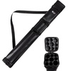 image:imageGSE Games amp Sports Expert 3x6 Hard Pool Cue Case Billiard Stick Carrying Bag for 3 Sticks Holds 3 Butts and 6 Shafts Several Colors AvailableBlack