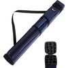 image:imageGSE Games amp Sports Expert 3x6 Hard Pool Cue Case Billiard Stick Carrying Bag for 3 Sticks Holds 3 Butts and 6 Shafts Several Colors AvailableBlue