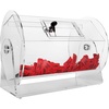 image:imageGSE Games amp Sports Expert Acrylic Raffle Drum Professional Raffle Spinning Cage for Tickets Balls Holds 5000 Tickets Small Medium Large AvailableMedium  Holds 5 000 Tickets