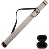 image:imageGSE Games amp Sports Expert Billiard Cue Cases 1x1 Deluxe Hard Billiard Pool Cue Stick Carrying Case Pool Billiards Accessories Several Colors AvailableGrey