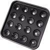 image:imageGSE Games amp Sports Expert Black Plastic Pool Ball Carrying Tray Billiard Ball Storage Tray for 16 Balls Full Set Regulation Size Billiard Balls