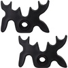 image:imageGSE Games amp Sports Expert Black Plastic SlipOn Bridge Portable Moosehead Bridge Head Pool Billiard Cue Bridge Head Billiard Pool Cue Accessories for Pool Table2Pack