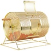 image:imageGSE Games amp Sports Expert Brass Raffle Ticket Drum Gold Spinning Raffle Cage Lottery Drawing Box for Raffles Giveaways Fundraisers and Events Available in Small Medium Large JumboMedium  Holds 5 000 Tickets