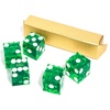 image:imageGSE Games amp Sports Expert Casino Dice Game AAA Grade 19mm Pro Vegas Style Craps Dice Set of 5 with Razor Sharp Edges amp Matching Serialized Numbers for RPG Dice Stacking Yahtzee Dice GamesGreen