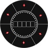 image:imageGSE Games amp Sports Expert Casino Texas Holdem Poker Tabletop Layout Mat NonSlip Rubber Texas Holdem Table Top for FamilyFriends Parties Casino Night35 X 35 Texas Holdem Layout Mat