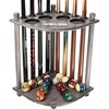 image:imageGSE Games amp Sports Expert CornerStyle Floor Stand Billiard Pool Cue Racks with Score Counters Holds Pool Cue Sticks Balls Set Ball RacksBrushed Grey