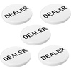 image:imageGSE Games amp Sports Expert Dealer Button  Set of 5 Casino Texas Holdem Poker Button for Gambling Card Games Texas Hold em Poker Nights Tournaments