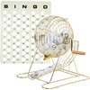 image:imageGSE Games amp Sports Expert Deluxe Bingo Game Set with Large Bingo Cage Masterboard 78 Balls 50 Game Cards and 500 Chips for Friend Parties Family Game NightExtra Large Set