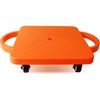 image:imageGSE Games amp Sports Expert Gym Floor Scooter Board with Handles Sitting Scooter for Kids Indoor Play Equipment Fun Scoot Board with NonMarring Plastic Casters for ChildrenOrange