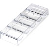image:imageGSE Games amp Sports Expert Professional Poker Chip Tray Casino Grade Poker Chip Rack Each Holds 100 ChipsChip Tray without Lid  1 Pack