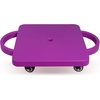 image:imageGSE Games amp Sports Expert Purple Indoor Scooter Board with Safety Handles for Kids Ages 612 Plastic Floor Scooter Board with Rollers Physical Education for Home Homeschool Supplies