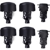 image:imageGSE Games amp Sports Expert Set of 6 Heavy Duty PU Leather Billiard Pool Table Pockets Billiard Pool Table Accessories Several Colors amp Styles AvailableBlack  Smooth
