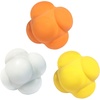 image:imageGSE Games amp Sports Expert Sports Reaction Balls Reactivity Ball for Field Training Agility Trainer for Baseball Rubber Bounce Balls for HandEye Coordination amp Speed Reflex TrainingOrange White Yellow