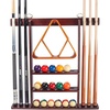 image:imageGSE Games amp Sports Expert Wall Mount Rack with Score Counter Only Hanging Wall Mounting Rack Holds 68 Cue Sticks 2 Ball Racks and Full Set of BallsMahogany