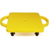 image:imageGSE Games amp Sports Expert Yellow Gym Floor Scooter Board with Handles Sitting Scooter for Kids Indoor Play Fun Scoot Board