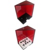 image:imageTrademark 6 Deck Discard Holder red with Top Card Holder Red