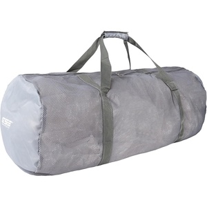 image:imageBlack HeavyDuty Large Mesh Sports Duffle Bag Dry Bag Diving Equipment Scuba Bag with Zipper Great for Gym Workout Sport Balls Storage Scuba Gear Snorkeling Water Sports and TravelGrey
