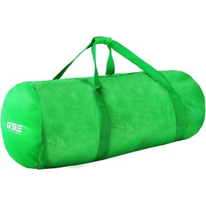 image:imageBlack HeavyDuty Large Mesh Sports Duffle Bag Dry Bag Diving Equipment Scuba Bag with Zipper Great for Gym Workout Sport Balls Storage Scuba Gear Snorkeling Water Sports and TravelGreen